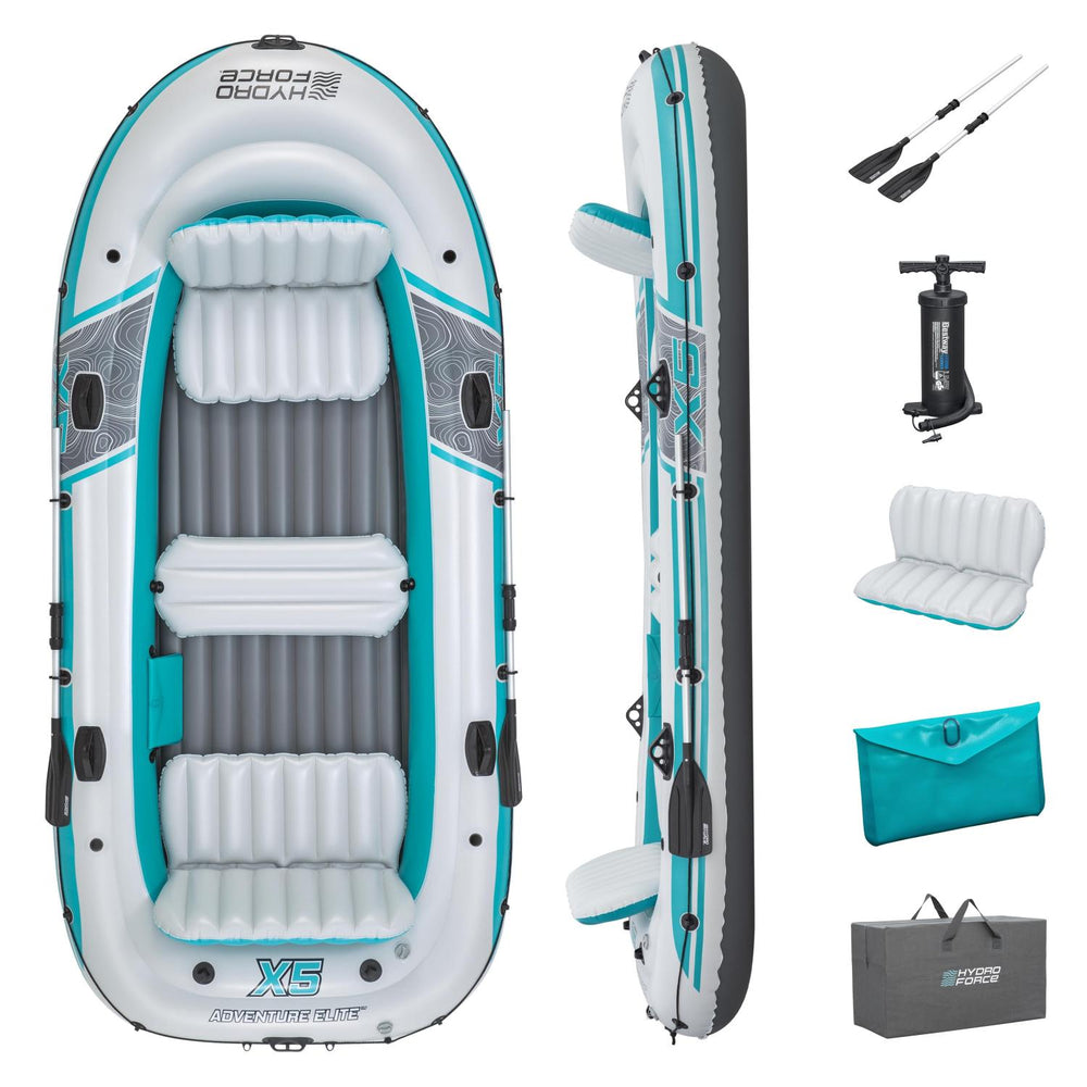 Bote Inflable Con Remos Y Asientos Elite 3.64x1.66m Bestway
