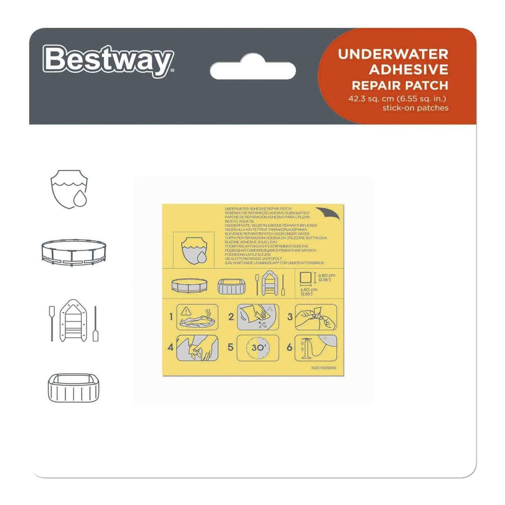 Parches Adhesivos De Reparación (10 Unidades De 42,3 Cm2) Bestway