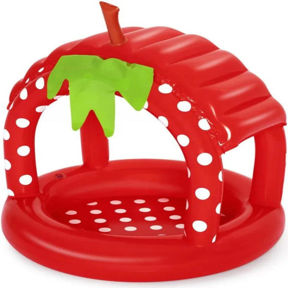 Piscina Inflable Frutilla Con Techo Para Bebés 91x91 Bestway