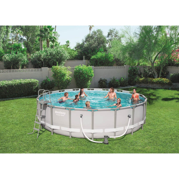 Piscina Bestway Redonda Filtro + Accesorios 5.49X1.32M