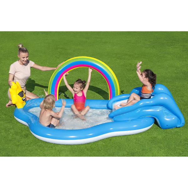 Piscina Y Juegos Inflable Arcoiris 2.57Mx1.45Mx91Cms Bestway