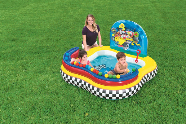 Piscina Y Juegos Inflable Mickey Con Pelotas 1.60X 1.60M