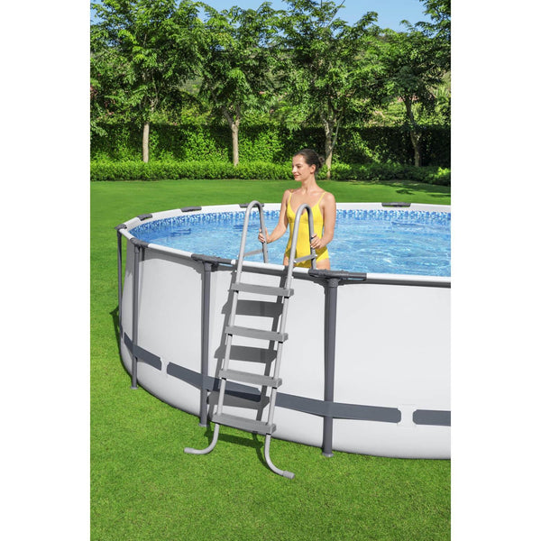 Piscina Bestway Redonda Steel ProMax Filtro+Acces 4,27X1.22M