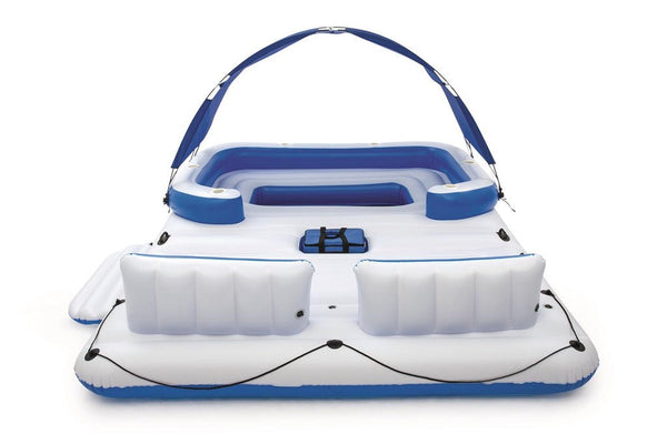 Flotador Isla Con Techo Y Cooler 6 Personas 3.73M Bestway