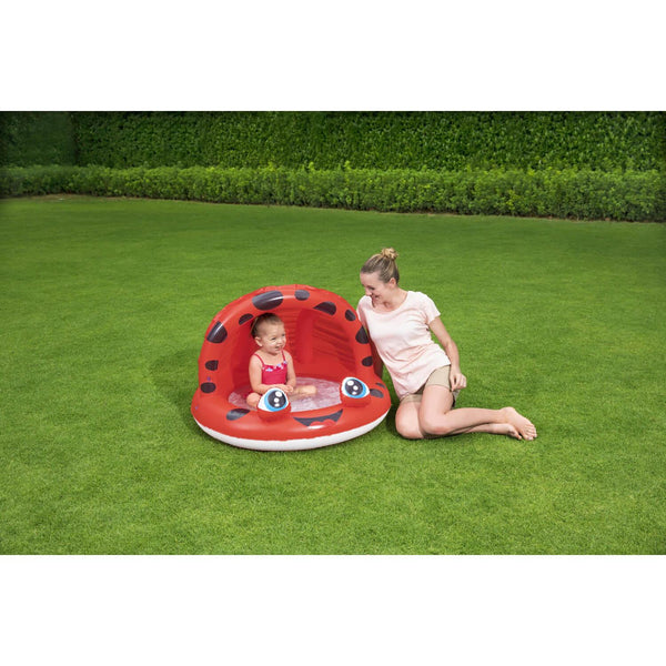 Piscina Inflable Bestway Con Sombra Para Bebés 97X66Cm