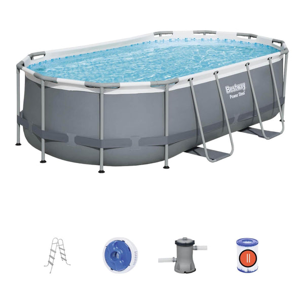 Piscina Bestway Ovalada Filtro + Accesorios 4.27X2.50X1.00M