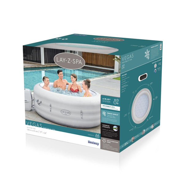 Hot Tub Spa Jacuzzi Inflable Vegas 6 Personas Bestway