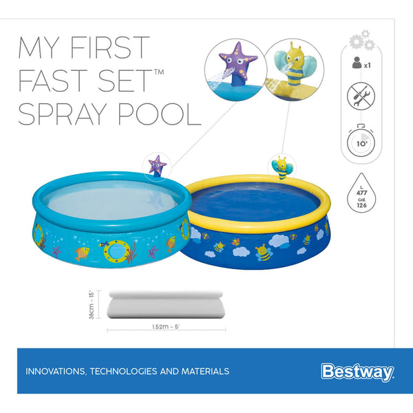 Piscina Bestway Redonda Fácil Armado 1.52MX38Cm