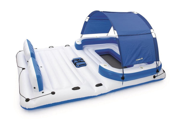 Flotador Isla Con Techo Y Cooler 6 Personas 3.73M Bestway