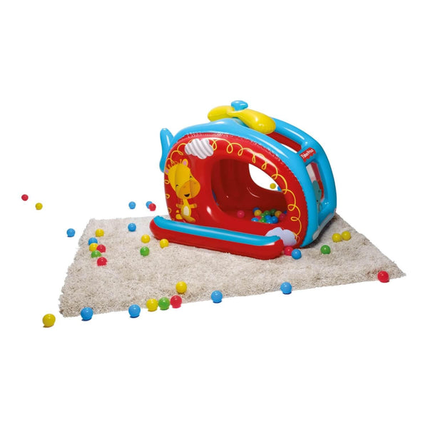 Piscina Helicoptero inflable con pelotas Fisher Price