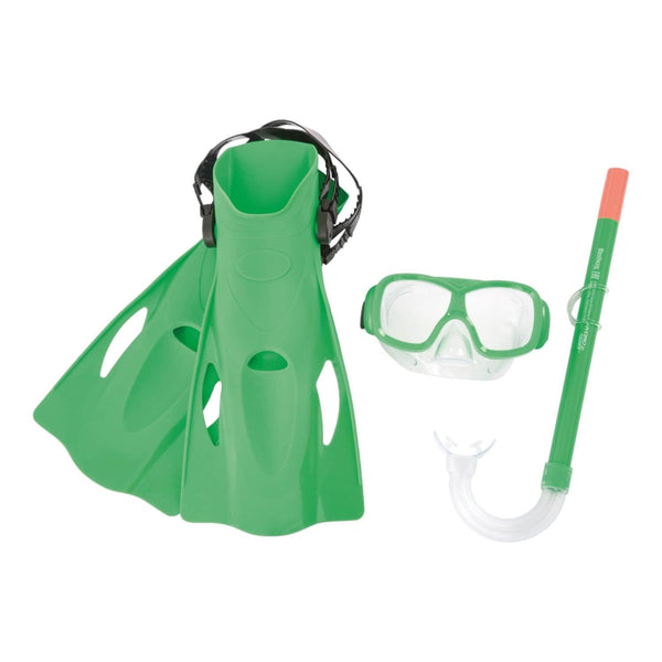 Set Kit Mascara, Snorkel Y Aletas Niños 7+ Años Bestway