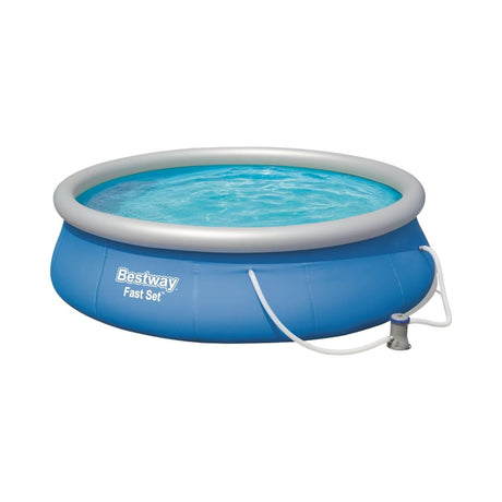 Piscina Bestway Redonda Fácil Armado con filtro 3.96MX84Cm