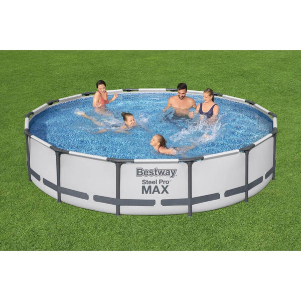 Piscina Bestway Redonda Steel Pro Max con filtro 4.27MX84Cm