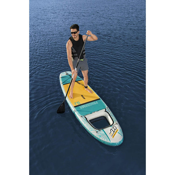 Stand Up Paddle Inflable Set con ventana 340x89x15cm Bestway