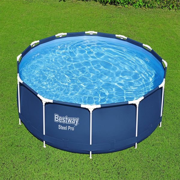 Piscina Bestway Redonda Steel Pro con filtro 3.66MX76Cm Azul