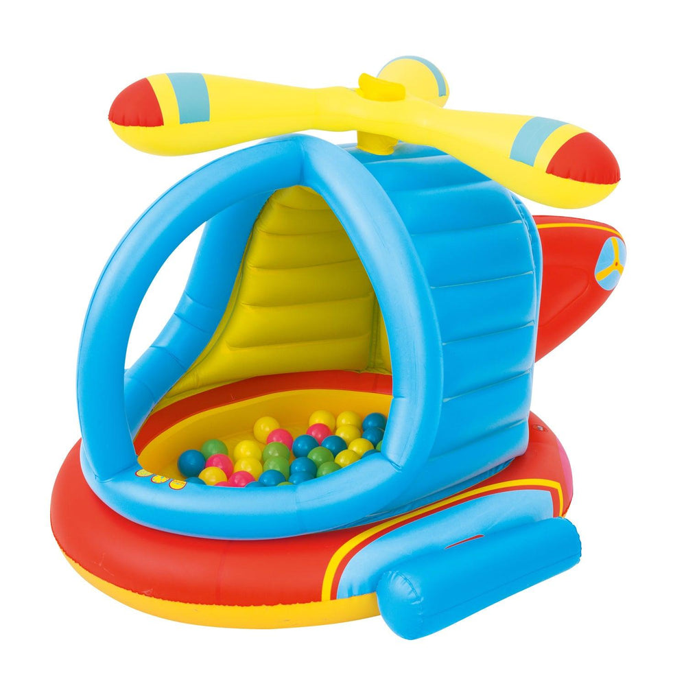 Piscina Helicoptero Inflable Con Pelotas Bestway