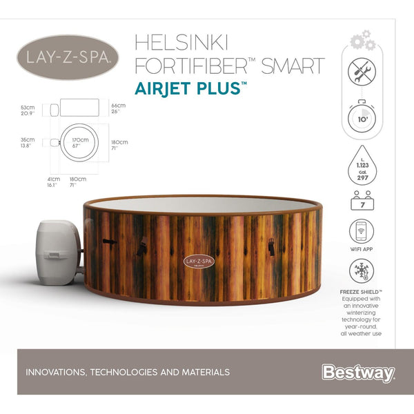 Hot Tub Spa Jacuzzi Inflable Helsinki 7 Personas Bestway