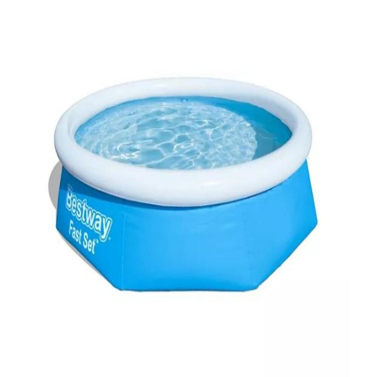 Piscina Bestway Redonda FastSet Fácil Armado 2.44MX66Cm Azul