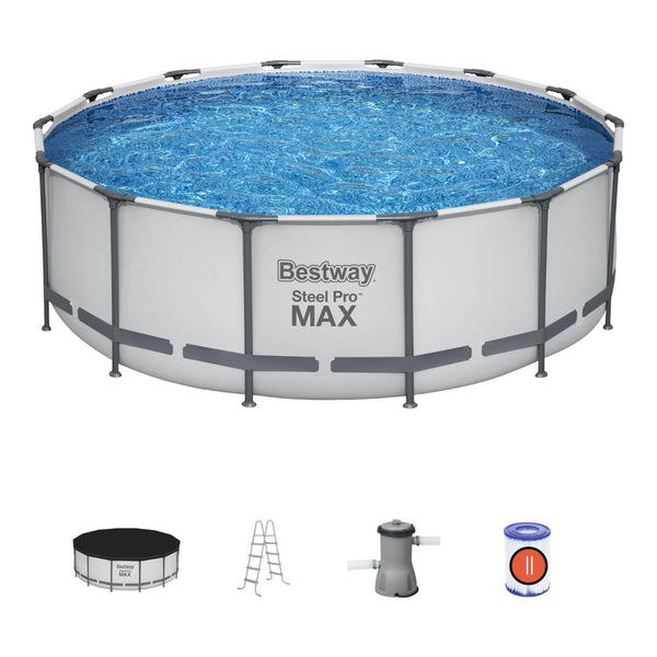 Piscina Bestway Redonda Steel ProMax Filtro+Acces 4,27X1.22M