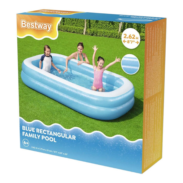 Piscina Inflable Bestway Rectangular para niños 262x175x51Cm