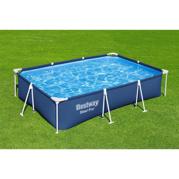 Piscina Bestway Rectangular Steel Pro 3.00MX2.01MX66Cm Azul