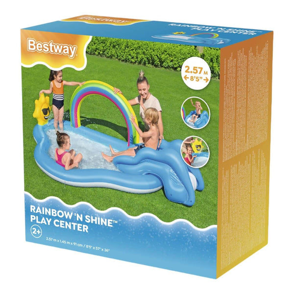 Piscina Y Juegos Inflable Arcoiris 2.57Mx1.45Mx91Cms Bestway