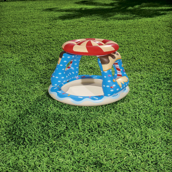 Piscina Inflable Bestway Con Techo Para Bebés 91X91X89Cm