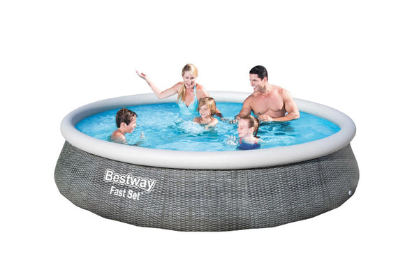 Piscina Fast Set™ Rattan 3.96MX84Cm Pool Set Bestway