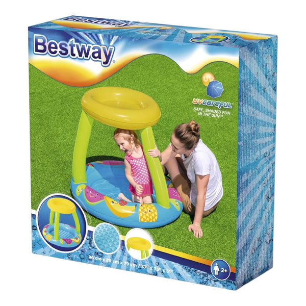 Piscina Inflable Bestway Con Techo Para Bebés 94X89X79Cm