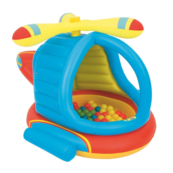 Piscina Helicoptero Inflable Con Pelotas Bestway