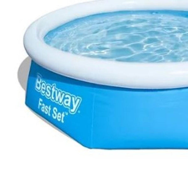 Piscina Bestway Redonda FastSet Fácil Armado 2.44MX66Cm Azul