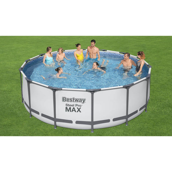 Piscina Bestway Redonda Steel ProMax Filtro+Acces 4,27X1.22M